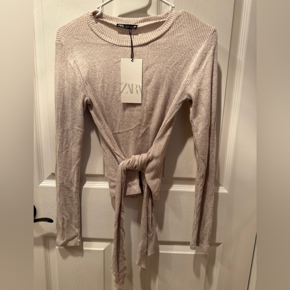 BNWT Zara Tie‎ Front Shirt | M